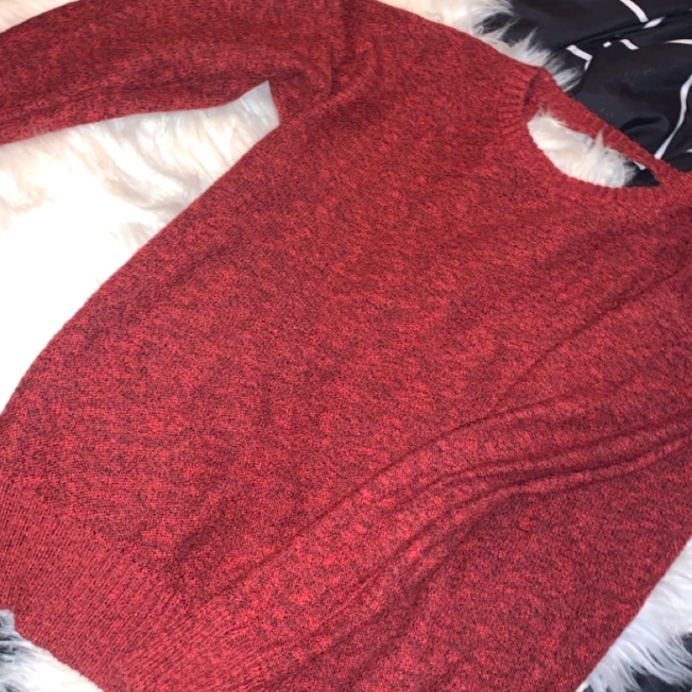Red Knit Sweater